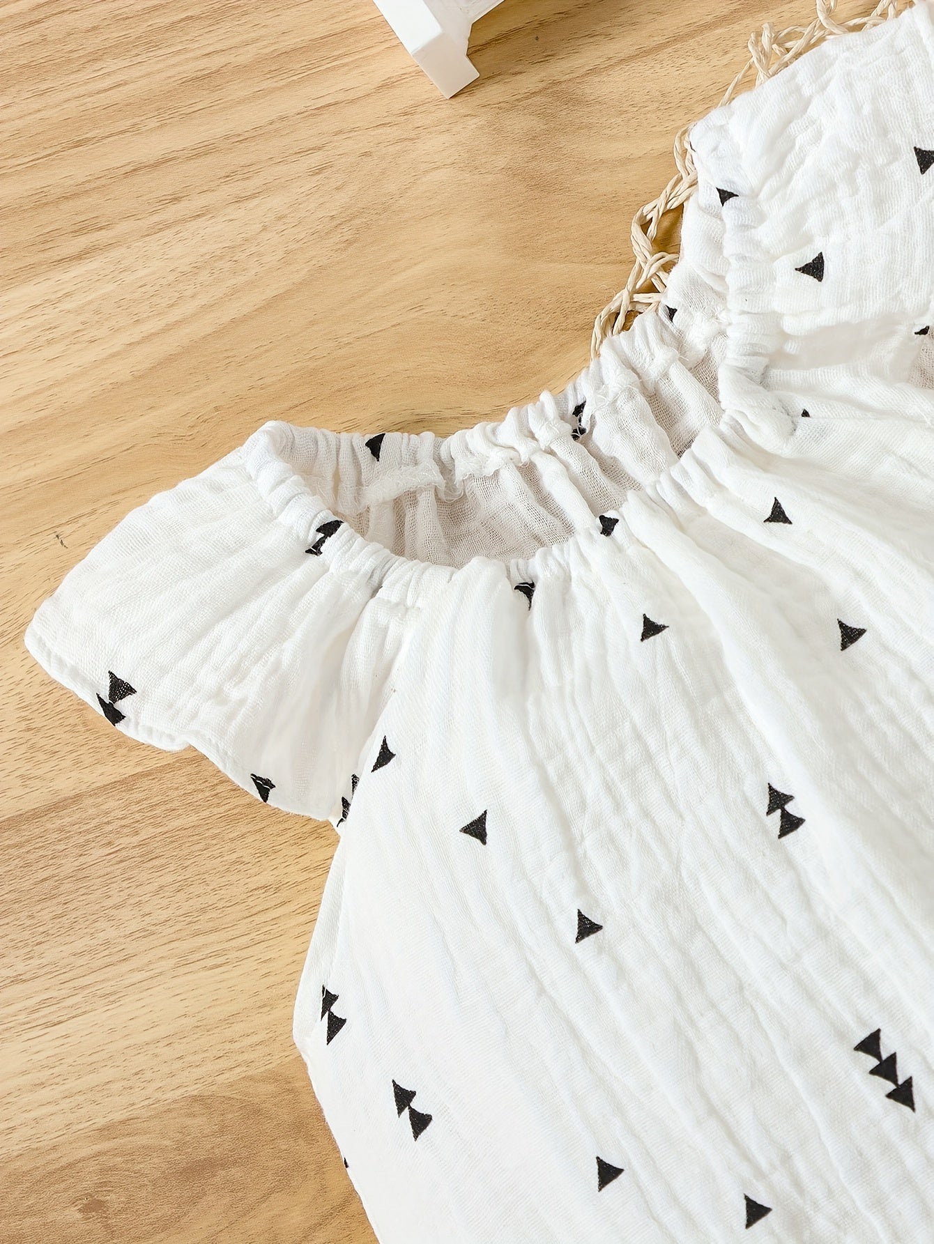 Baby Girls Summer Cotton Rompers with Cute Prints for Outdoor Wear