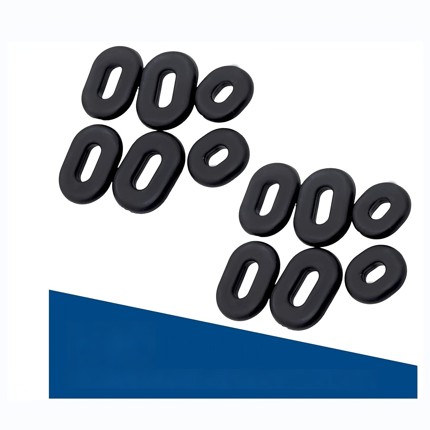 12 Pcs Motorcycle Rubber Grommets Bolts Panel Cover Fairing Washers