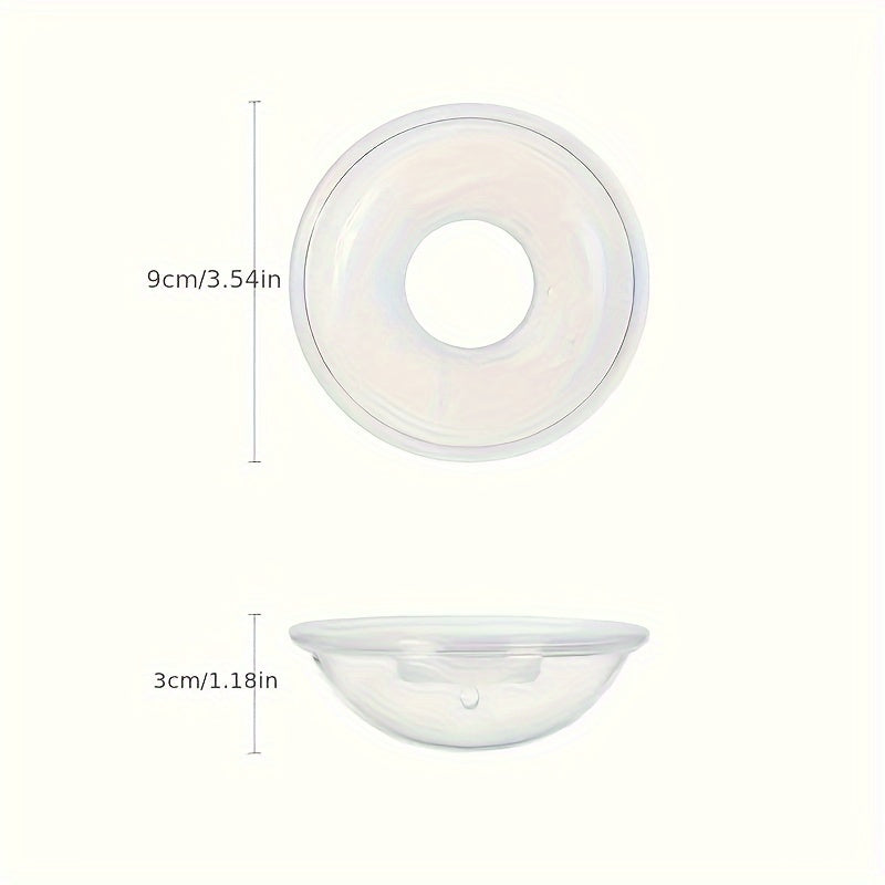 Portable Breastfeeding Accessories - 2 Anti-Spill Breast Pads for Milk Collection