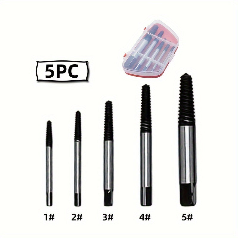 Screw Extractor Set for Household Bolt and Nut Remover