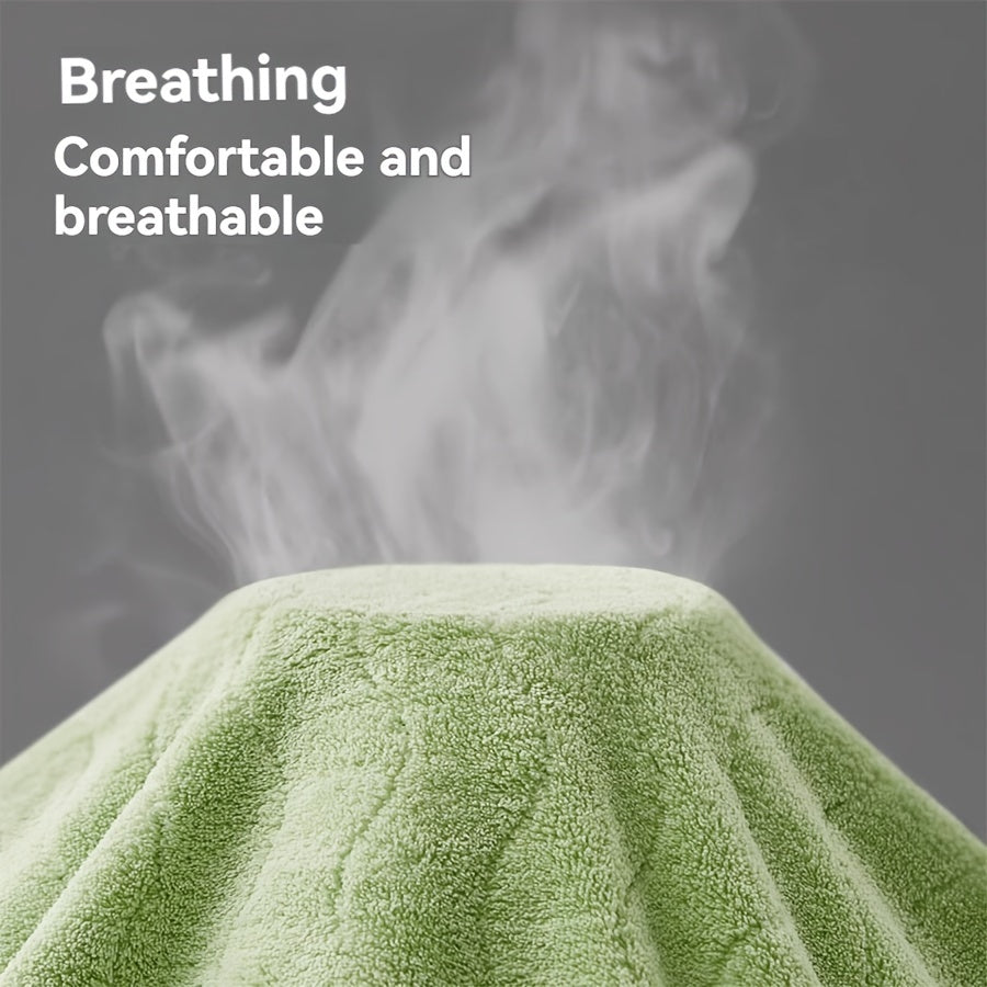 Kids Hooded Bath Towel 3D Cartoon Animal Super Absorbent Polyester 80x120cm for Bathroom Yellow Blue Green Peach