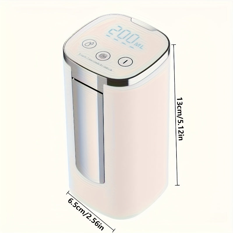 Portativ elektr suv nasosi 5 gallon bilan raqamli displey USB-C zaryadlash, buklanuvchi dizayn, 3 darajali oqim nazorati, uy, ofis, lager uchun