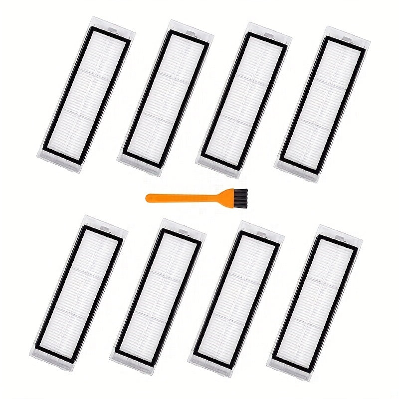 Xiaomi Roborock S5, S50, S51, S55, S6, S5 Max, S6 MaxV va S6 Pure vakuum tozalagichlari uchun 8 ta Hepa filtr to'plamini oling. Ushbu yuviladigan filtrlar mukammal almashtirish zaxira qismlardir.
