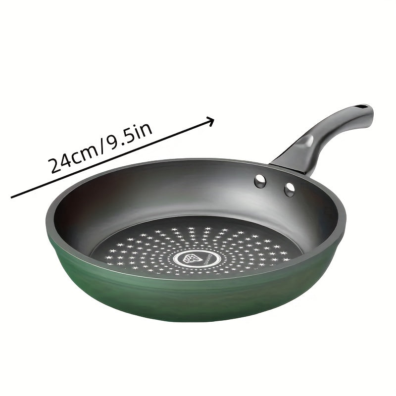 Non-Stick Iron Frying Pan for Oil-Free Cooking on Induction and Gas Stoves