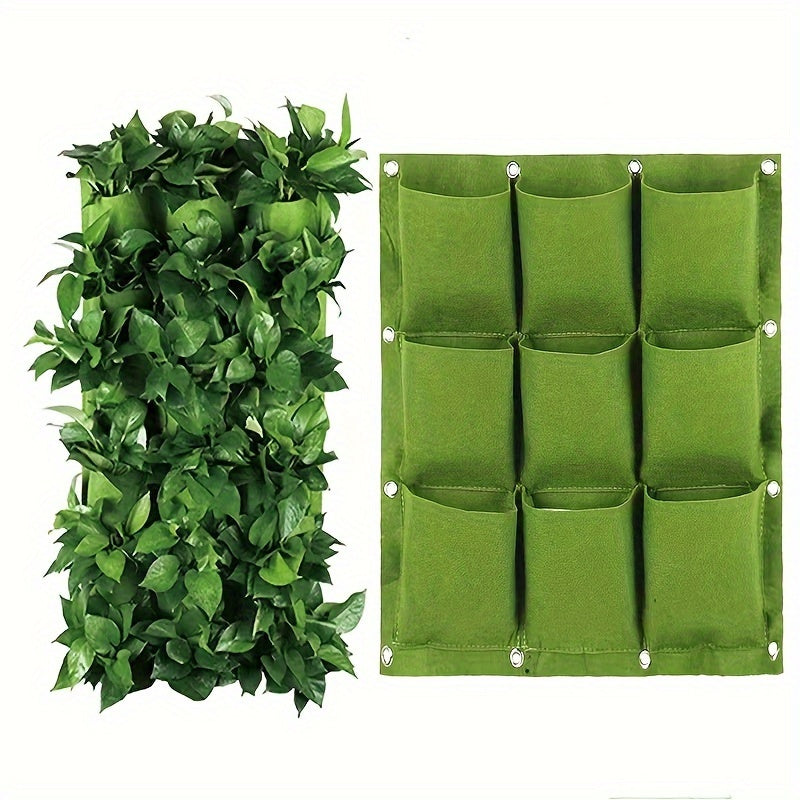 Vertical Wall Planter Bag with 18/25/36/49/64/72 Pockets Indoor Outdoor Gardening
