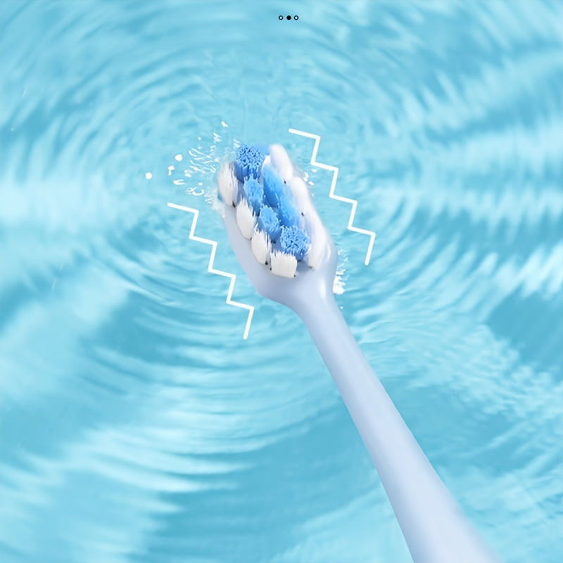 Cepillo de dientes eléctrico con carga inalámbrica, 5 modos, diseño compacto para viajar