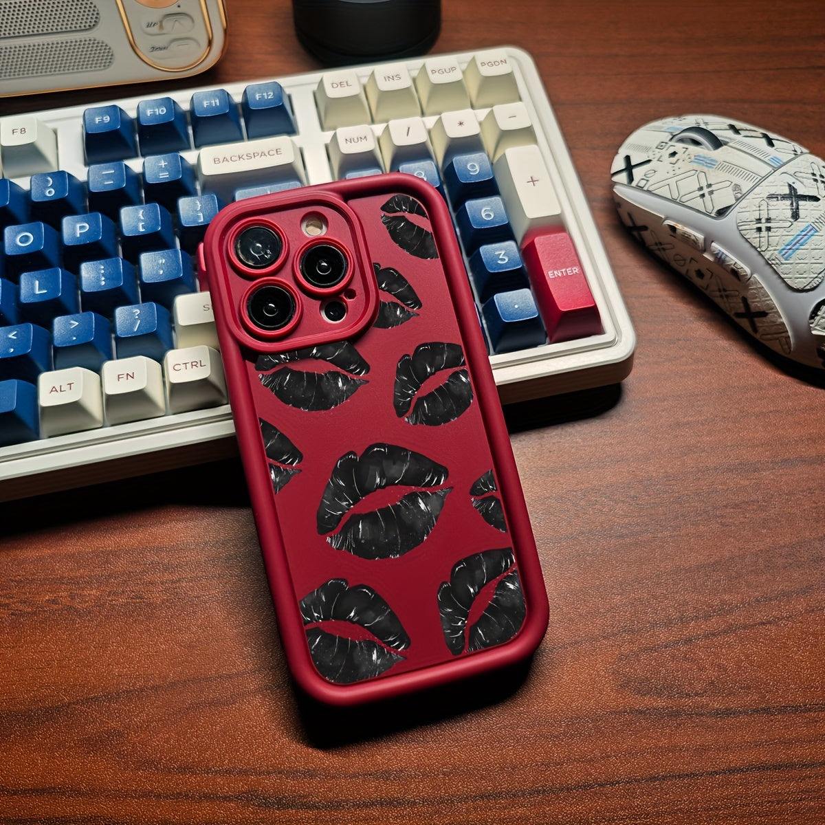 Black Lip Design Phone Case for Xiaomi Redmi POCO M2 A1 A2 A3 9 Note