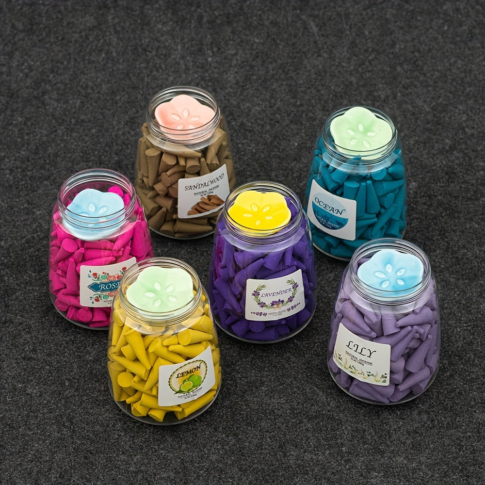 Incense Set with Holder Tower and Cone for Air Purification and Room Decor