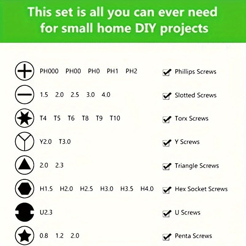 32-in-1 Electronic Repair Tool Set with Screwdriver and Pliers