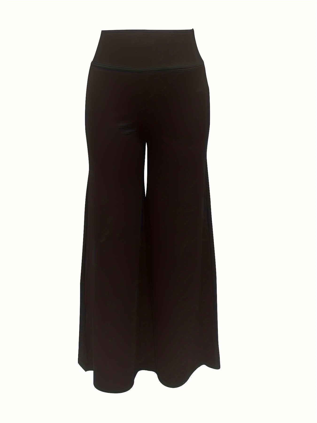 Plus Size Flare Leg Pants High Waist Spring Summer Women's Clothing