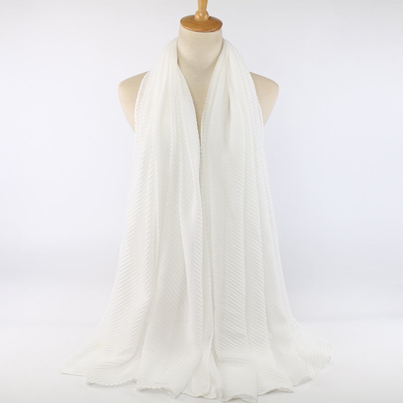 Pañuelo de hiyab de color sólido para mujer, transpirable, protección solar, a prueba de viento, ligero