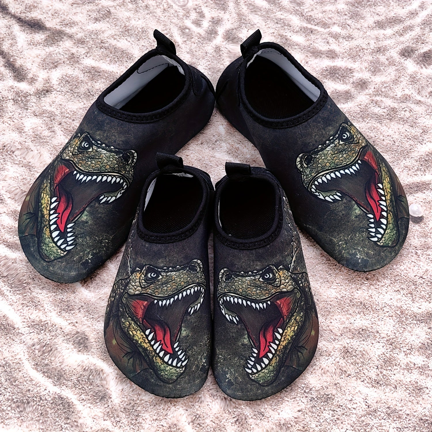 Unisex Anime Print Suv Poyabzallari - Yengil va Tez Quriydigan Yozgi Plyaj Kiymishlari