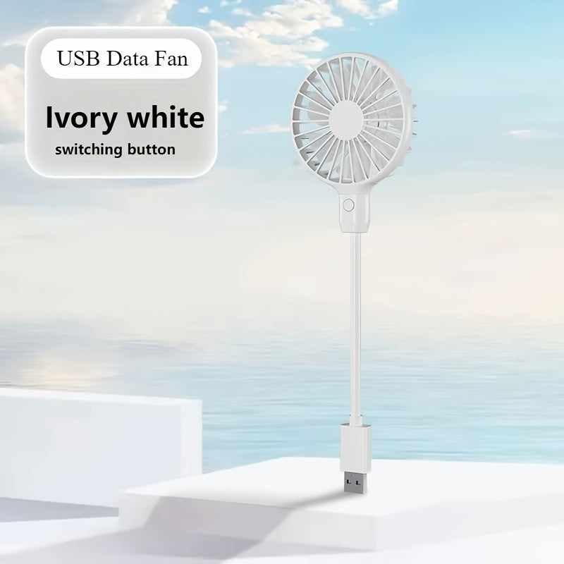 Portable USB Fans Set 1/2/4 Strong Airflow 360° Adjustable Hose Mini Brushless Motor