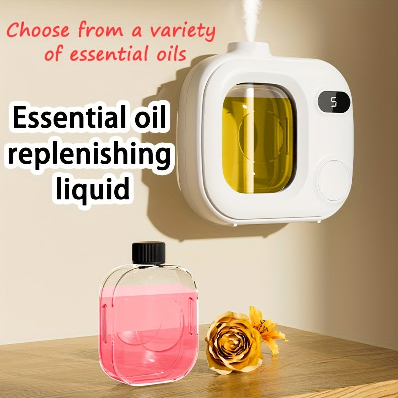 Smart Aroma Diffuser with Essential Oil, Rechargeable Battery, Dual Power, 5 Modes