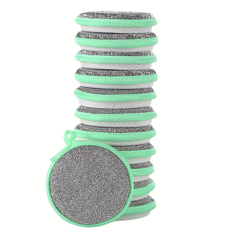 12-Piece Kitchen Cleaning Set with Sponges, Scrubbing Pads, Dish Cloths and Towels