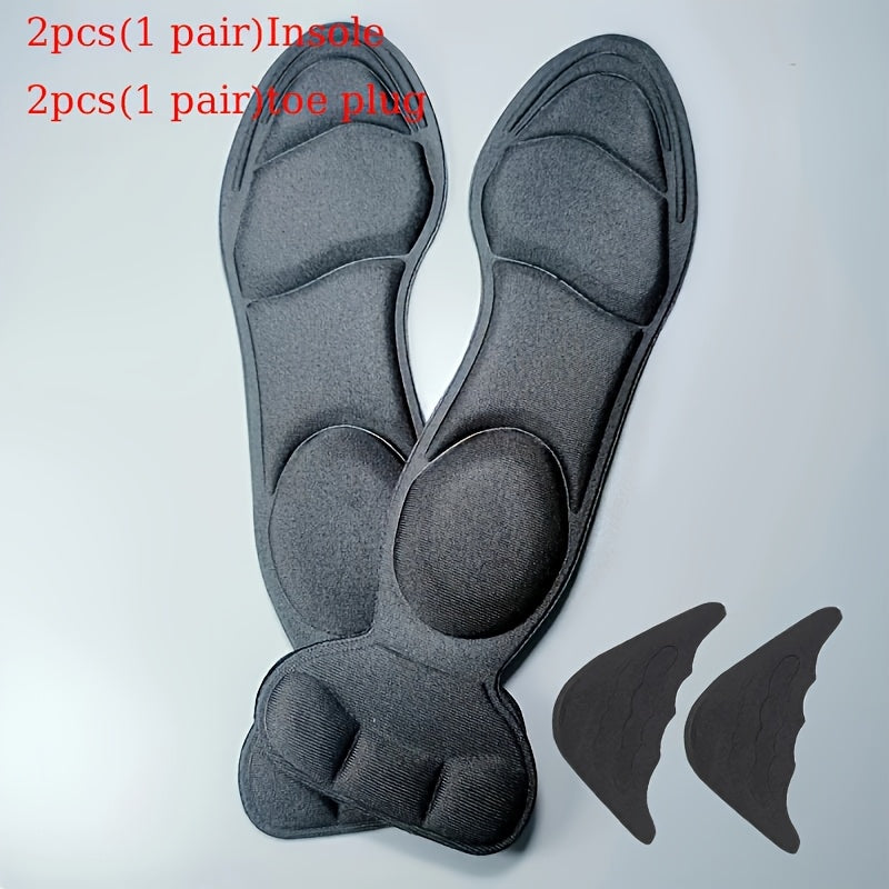 Women's Breathable Foam Insoles with Heel Support for High Heels and Flats