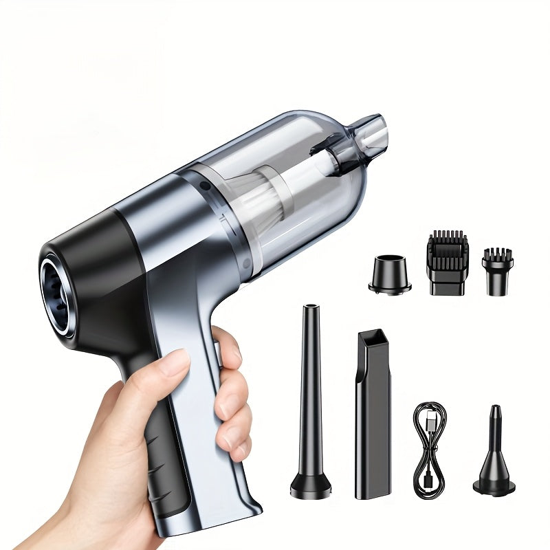 Ручной автомобильный пылесос 12000PA Беспроводной аккумуляторный портативный мини