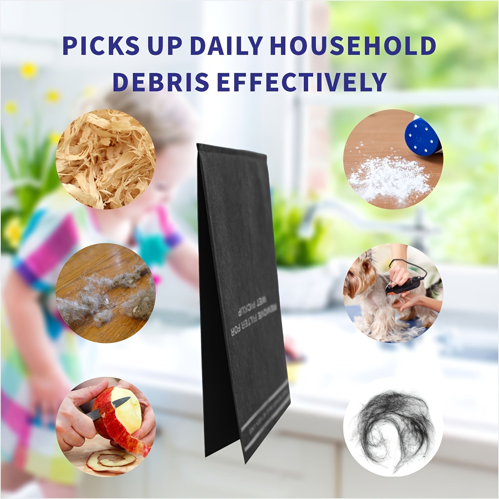 Craftsman Shop Vac Chang Mat Filtr Sumkalari - 8 ta to'plam, 9.46 L - Ko'pchilik Powerhead Chekkalariga mos kelishi uchun mo'ljallangan, Qism raqami #9-38737/CMXZVBE38737