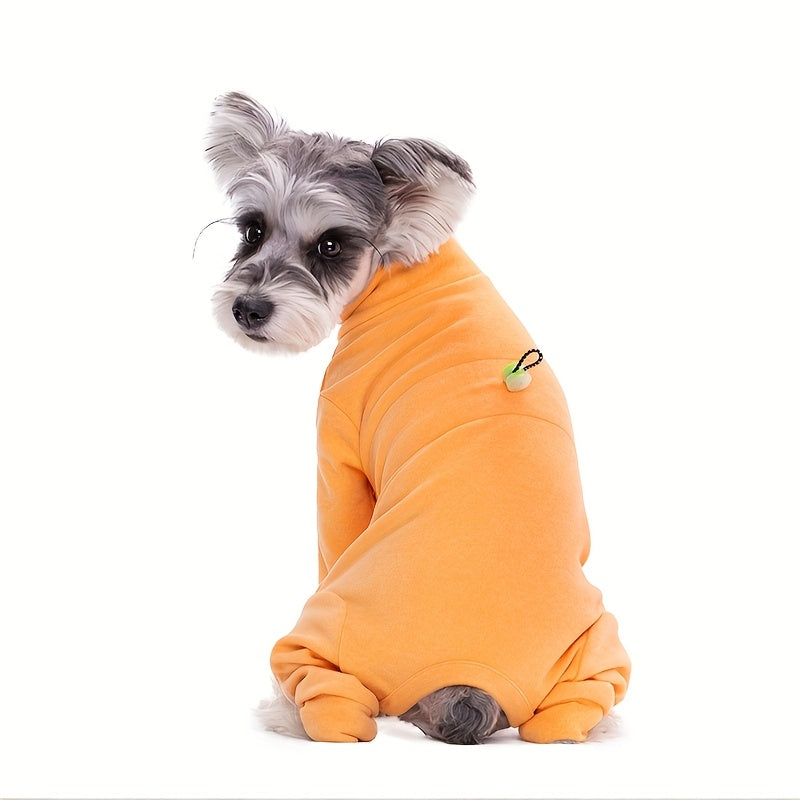 Pet Dog and Cat Jumpsuit Thermal Fleece Adjustable Chest All-Season Small Medium Large