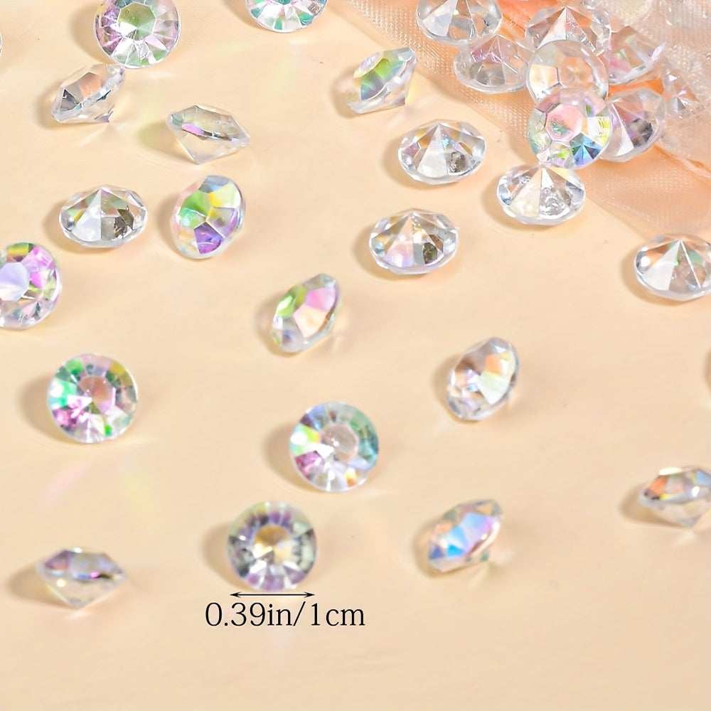 150 Pieces Acrylic Decorative Diamonds for Wedding Party Vase DIY Crafts