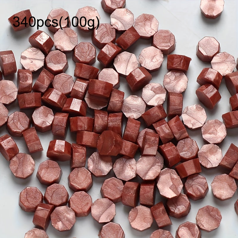 340pcs 100g Octagonal Sealing Wax for Gift Boxes Envelopes DIY Sealing