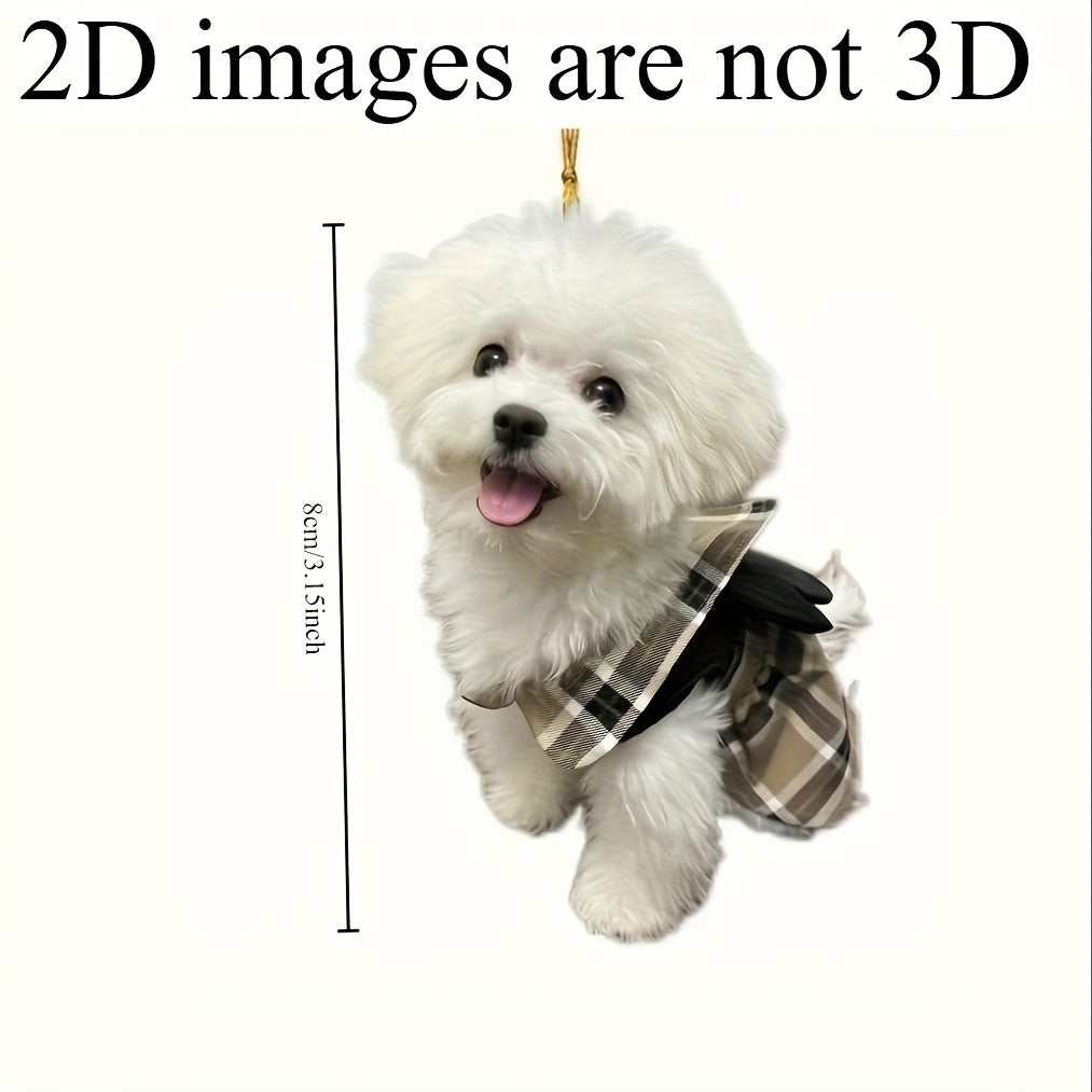 Akril itcha chaqaloq avtomobil bezagi sovgʻa kaliti zanjir sumka bezagi it sevuvchi sovgʻa