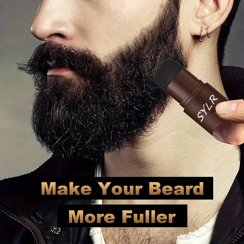 Men's Beard Shaping Pen Waterproof 3-in-1 Mustache Styling Powder