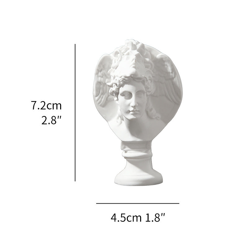 Миниатюрная греческая бюст-скульптура, маленькая реплика фигур древнего Рима и Греции