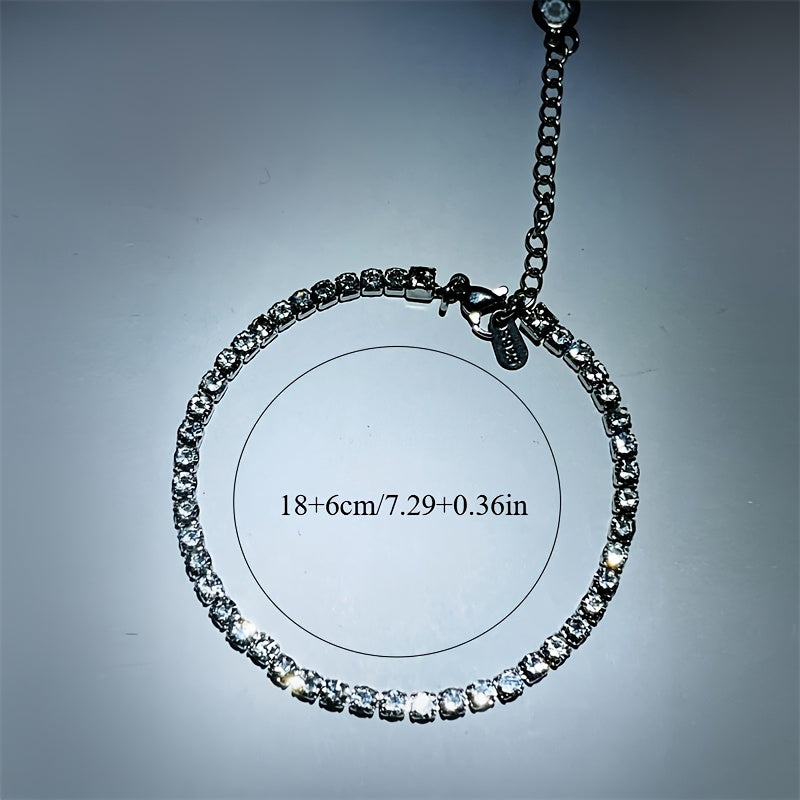 4 Carat Moissanite Bracelet for Women Elegant Jewelry Birthday Anniversary Gift