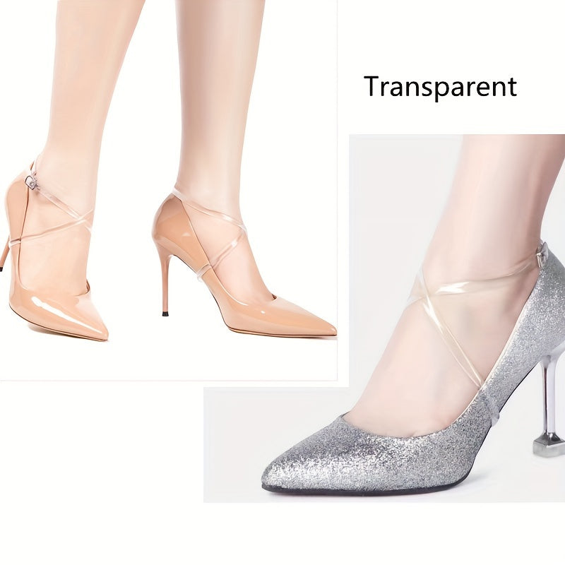 Women's Adjustable High Heel Shoe Straps Ankle Belt Pack of 2