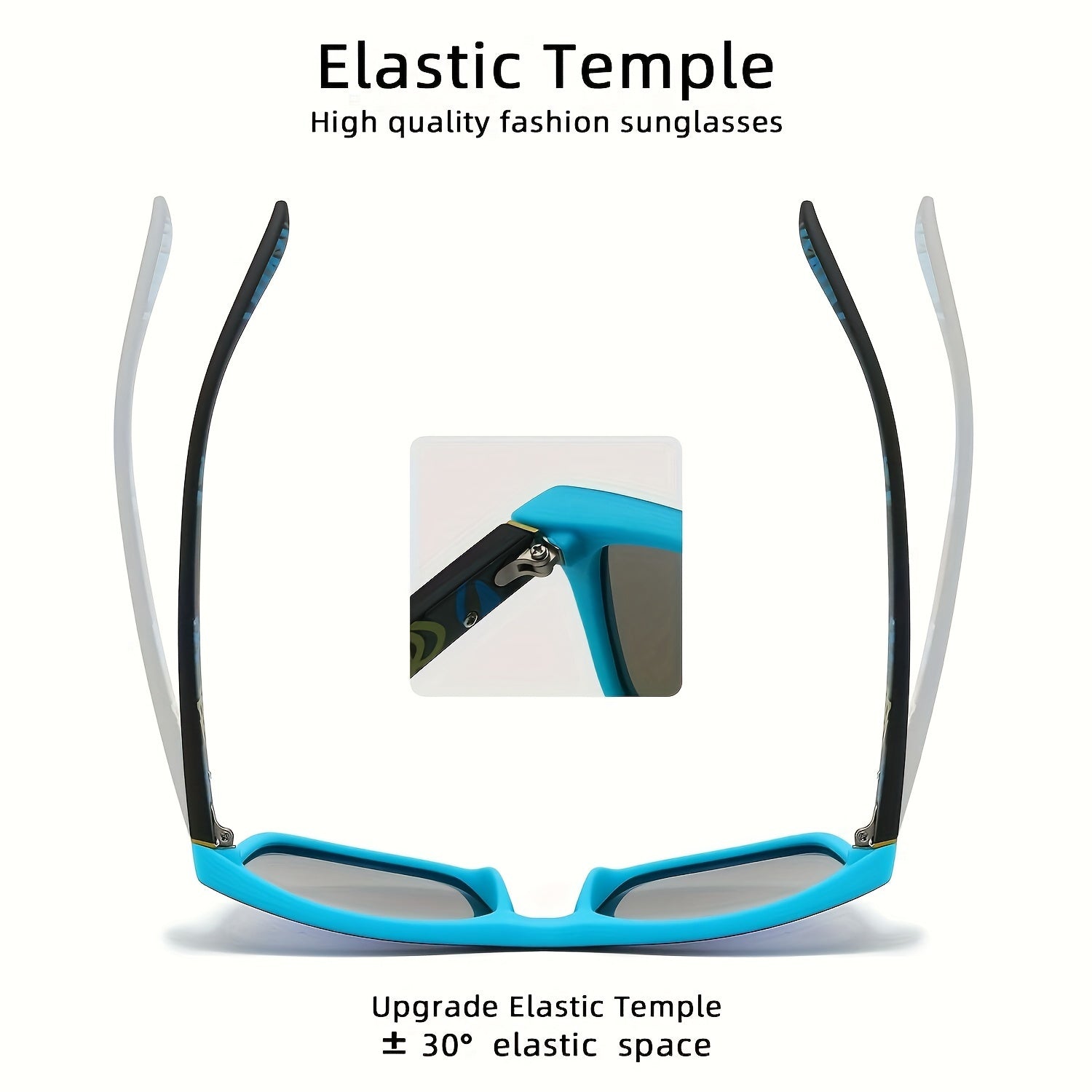 Unisex Square Polarized Sunglasses for Men and Women Casual Outdoor Sports Travel