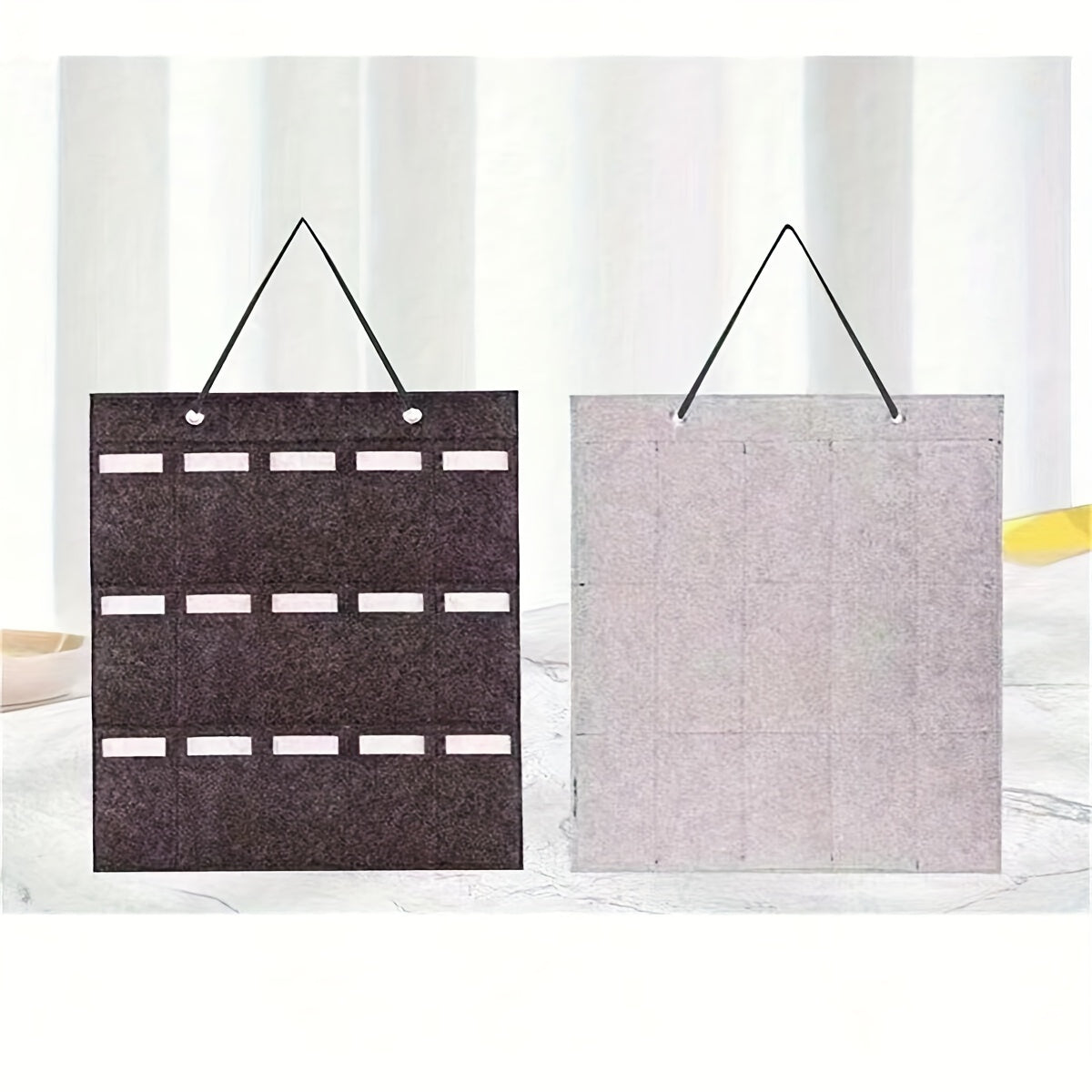 Foldable Felt Wall Organizer for Glasses Holds Up to 15 Pairs Storage Door Hanging