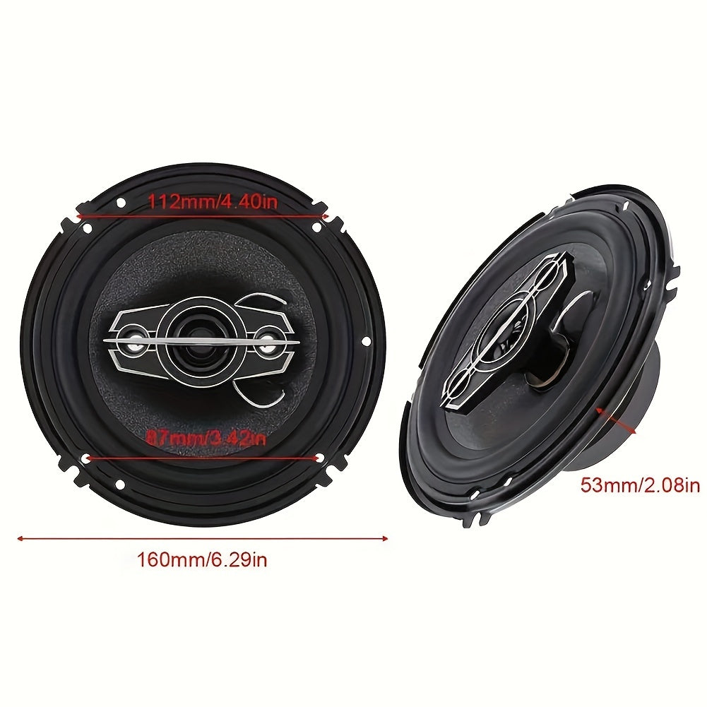 15.24 cm 4-Way Car Coaxial Speakers for Auto Audio Stereo System