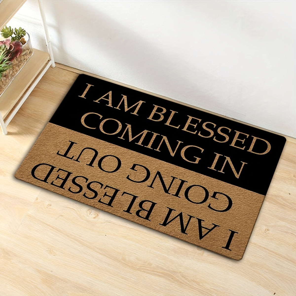 Alfombra de puerta absorbente y antideslizante encantadora 24x16 pulgadas decoración de granja