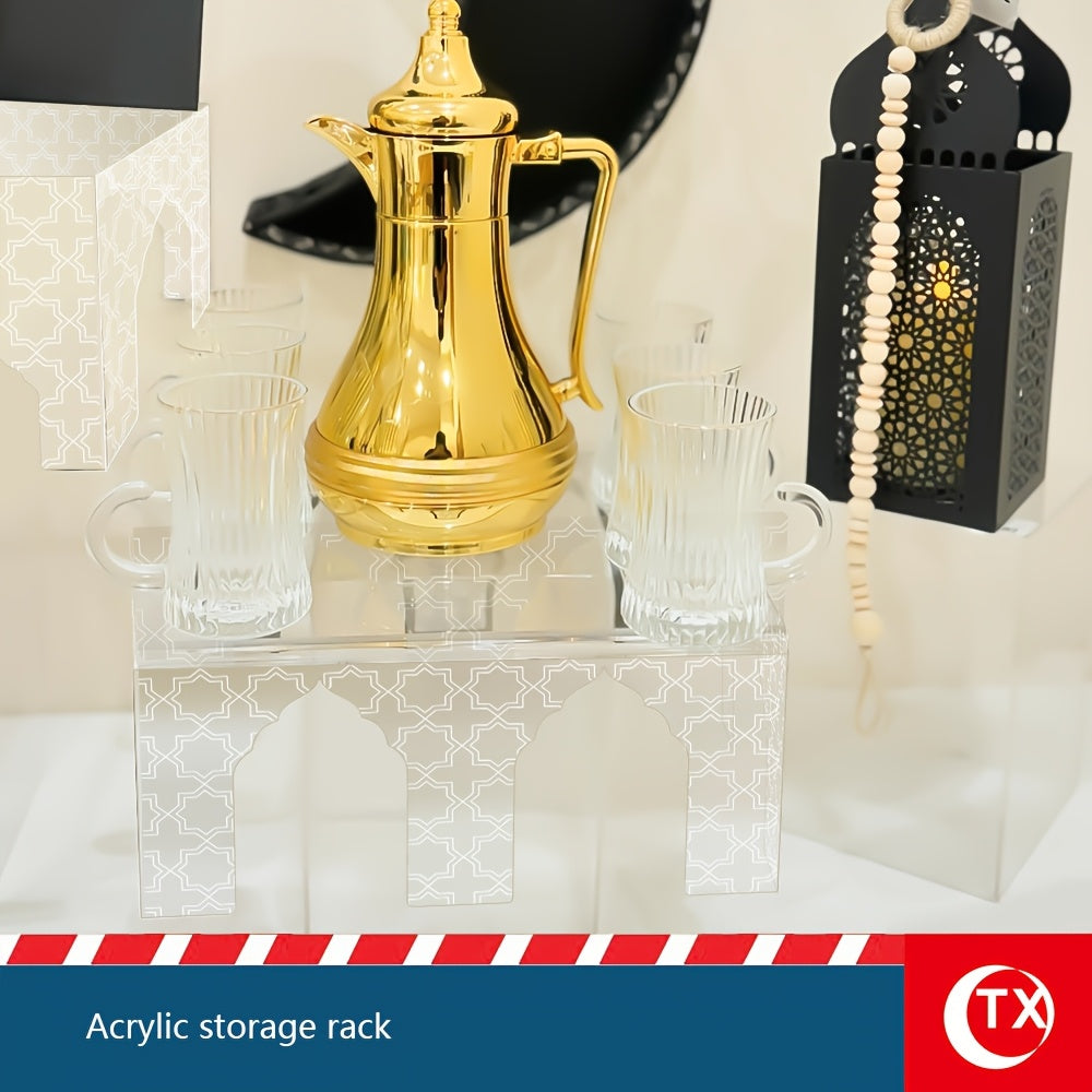 Ramadan-Inspired Castle Shelves in 3 Sizes for Storage Display and Serving