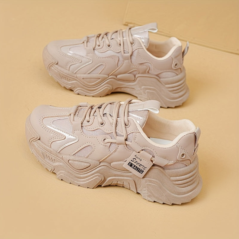 Women's White Breathable Sneakers Casual Running Walking Shoes