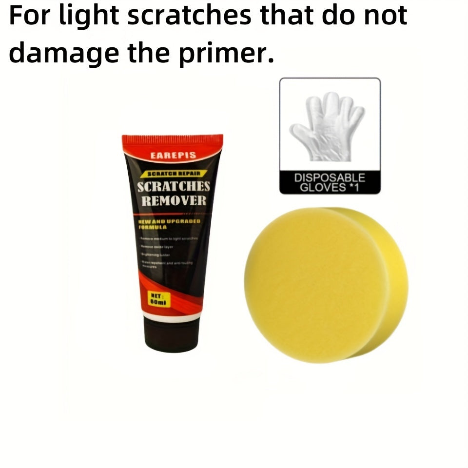 Car Scratch Repair Kit with Wax for Polishing and Restoring Shine
