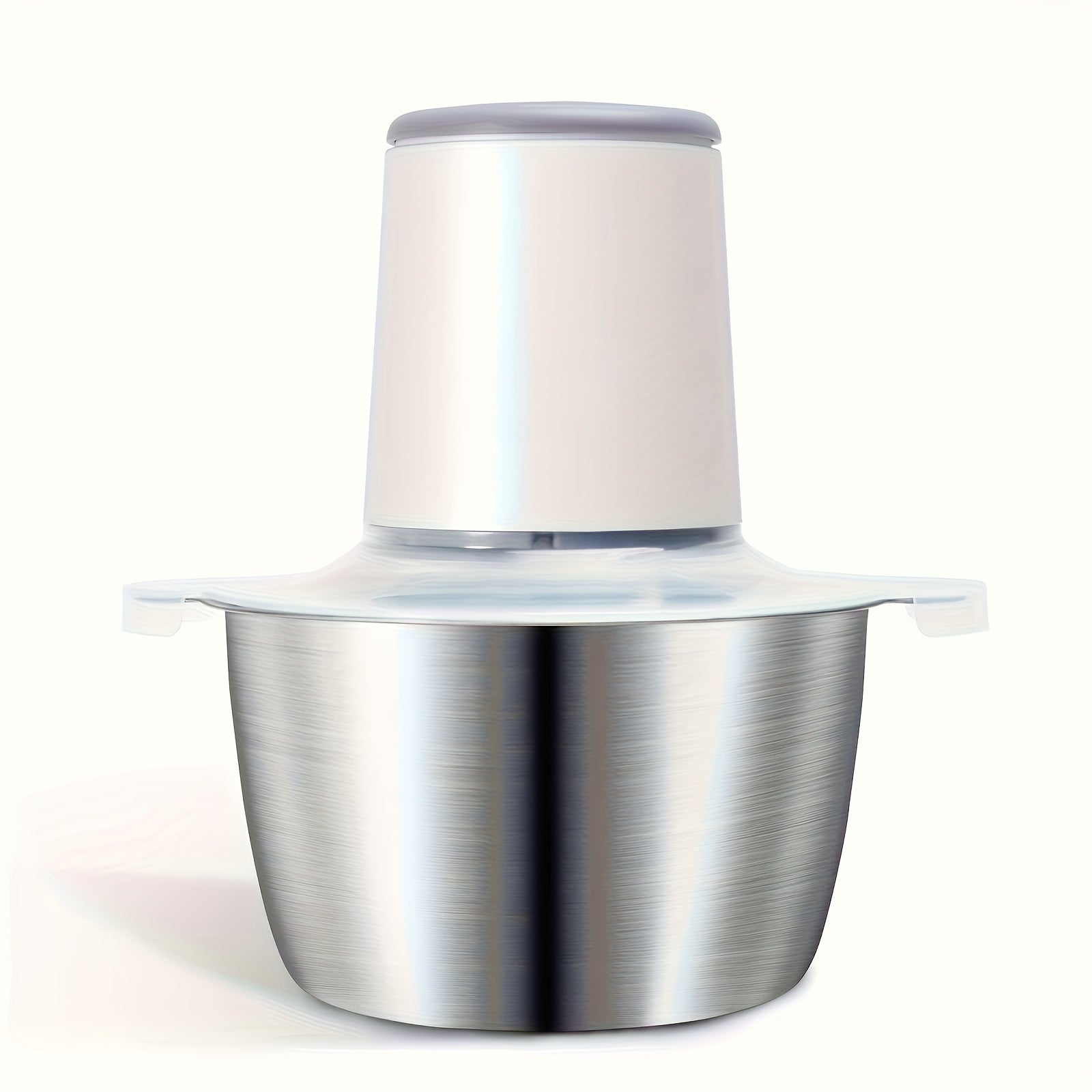 Picadora de alimentos de acero inoxidable con carga USB, picadora eléctrica de carne de 2L para verduras, frutas y frutos secos