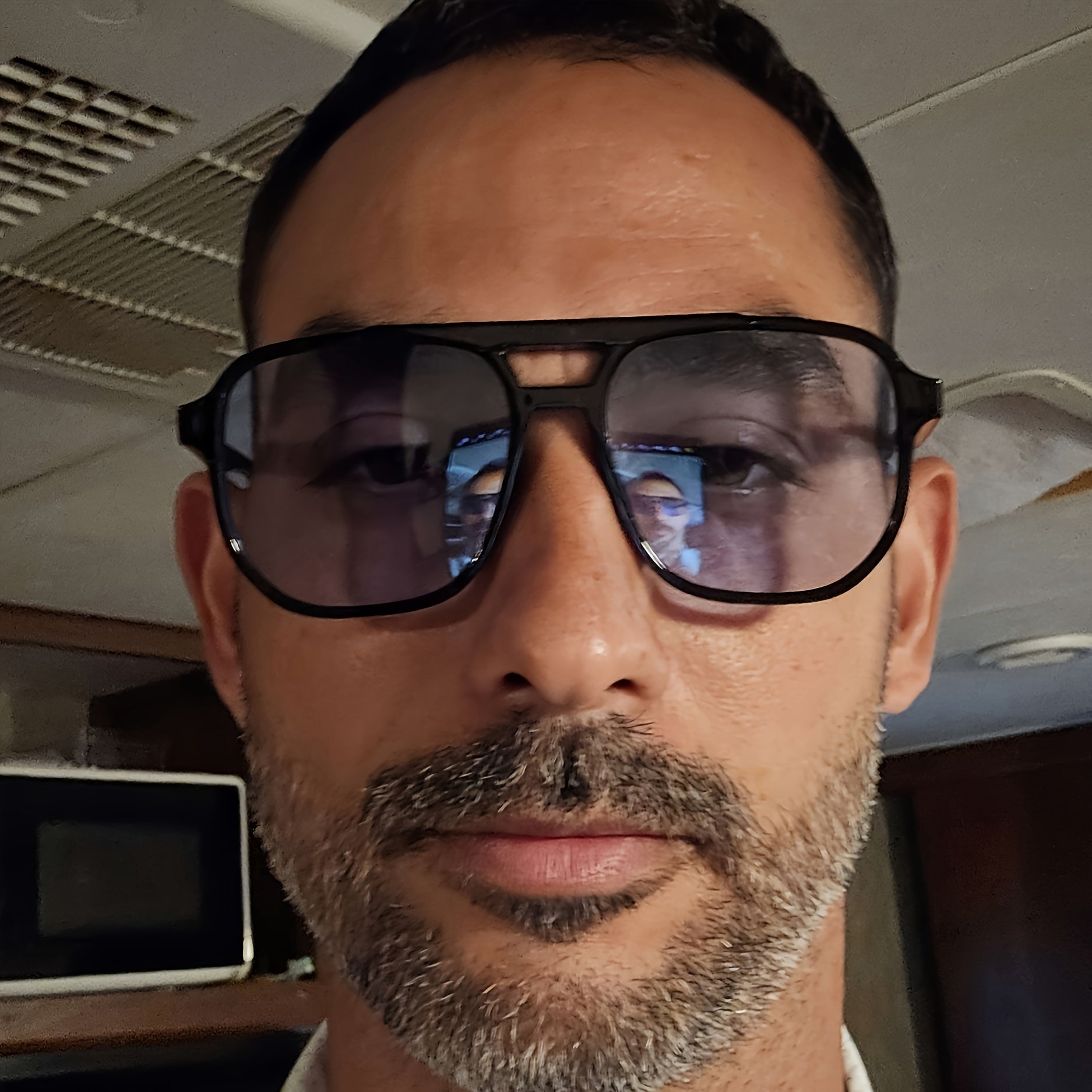 Унисекс oversized прямоугольные модные очки с градиентными линзами для активного отдыха и путешествий