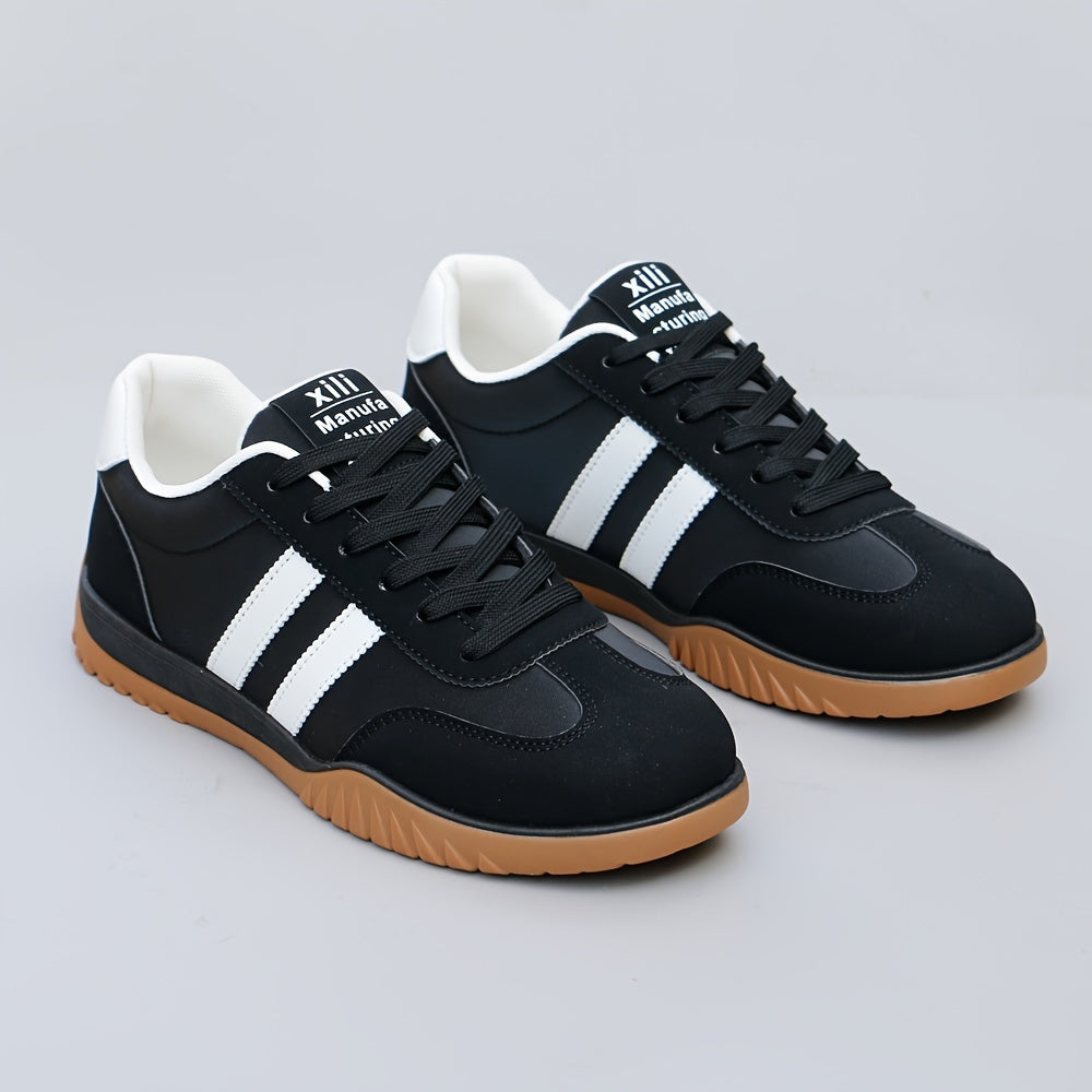 Men's Canvas Low Top Sneakers Casual Non-slip All-Season Shoes