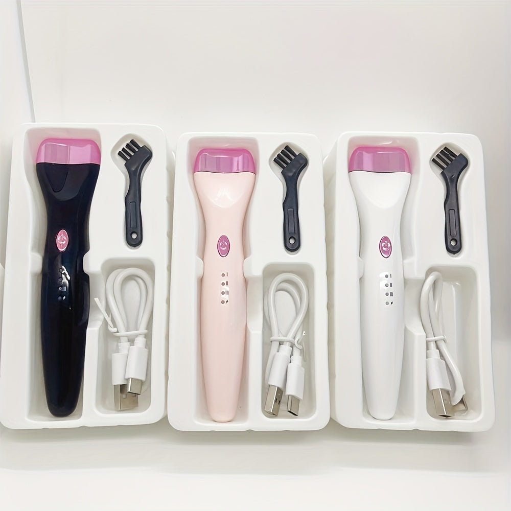 Rechargeable Electric Heated Eyelash Curler Portable Fast Curling Mascara Tool