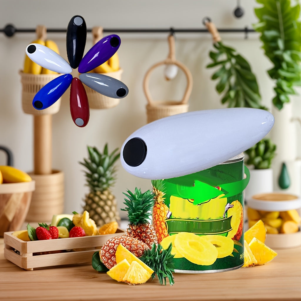 Avtomatik banko va shisha ochuvchi funksiyali elektr banko ochgich, qo'ldan foydalanmasdan tortish tugmasi, 2 AA batareyasi bilan ishlovchi (batareyalar kiritilmagan), bardoshli plastmassa material, uchun mukammal