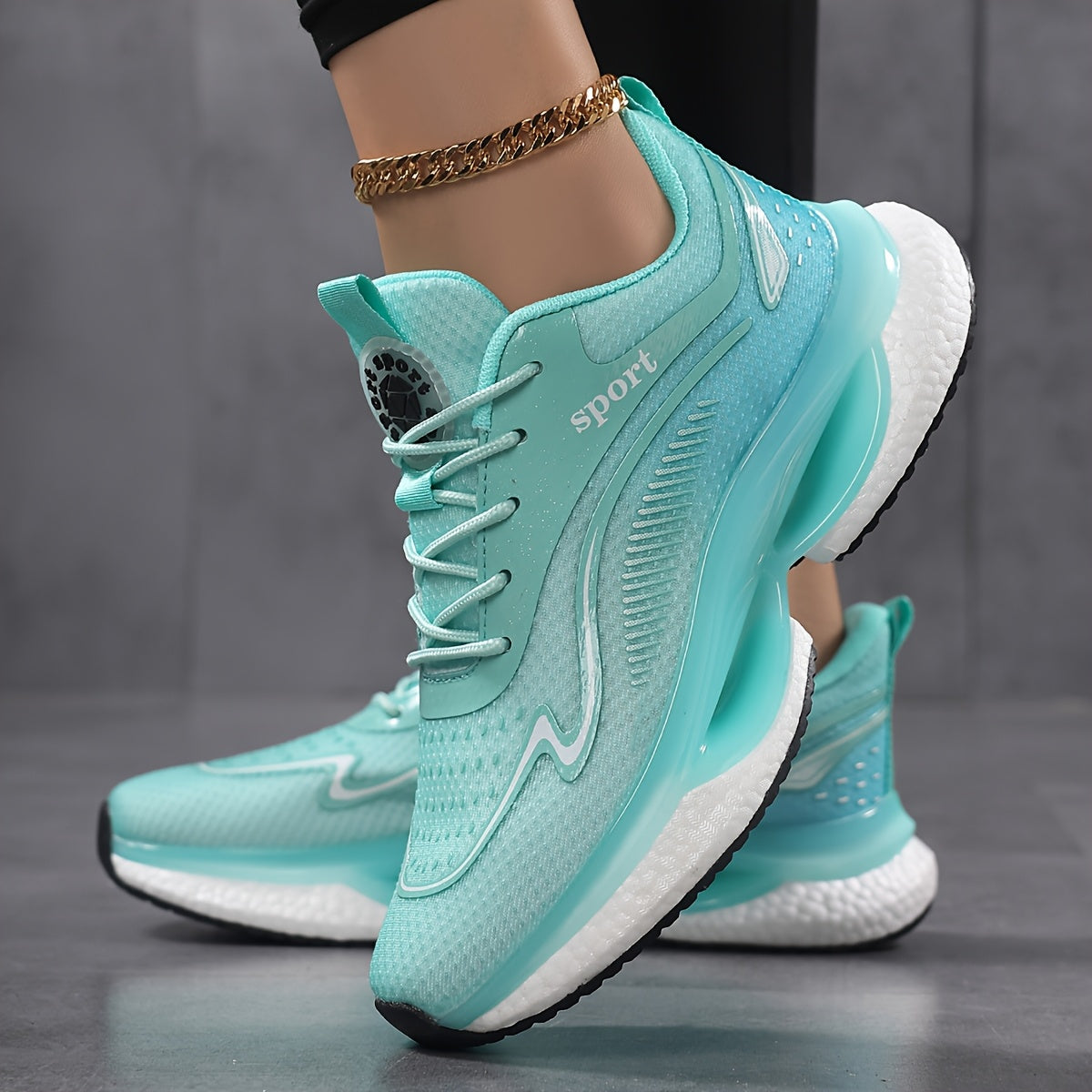 Women's Casual Running Shoes Breathable Mesh Air Cushion Low-Top Size 36-45