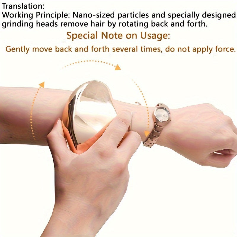 Painless Reusable Crystal Glass Hair Removal Eraser for Body Care