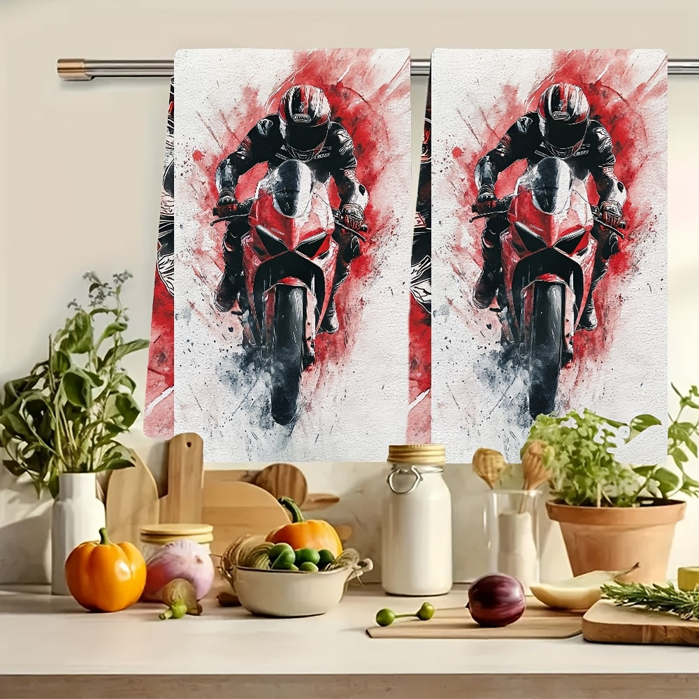 Ultra Soft Kitchen Towels 40x60cm Absorbent Dish Hand Towels Modern Design