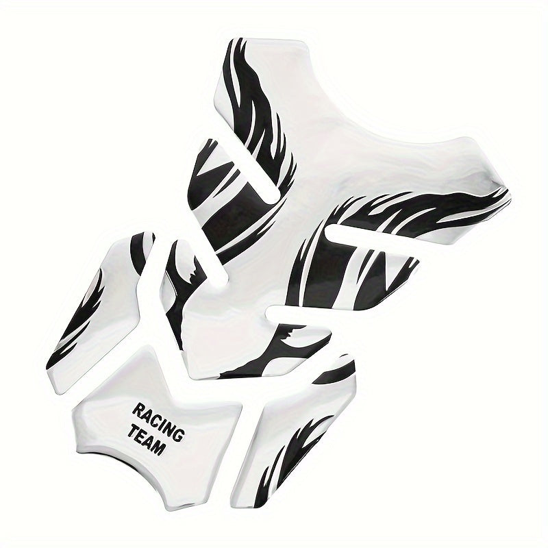 Motorcycle Soft Rubber Fuel Tank Protector Decal for Gas Oil Gasoline