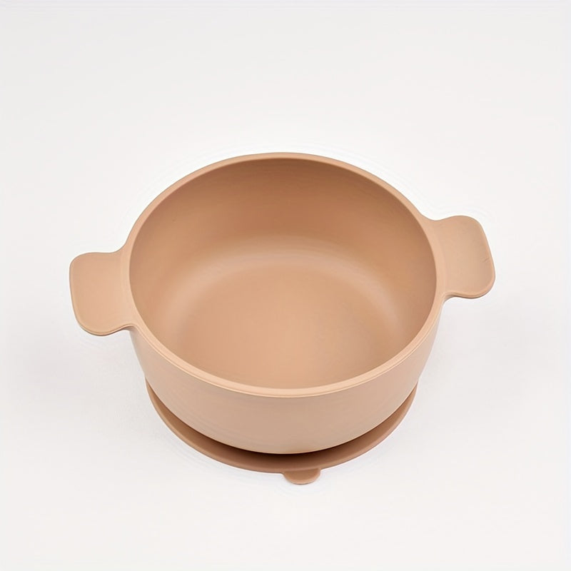 Silicone Feeding Bowl for Kids with Suction Cup Microwave Safe Dishwasher Safe