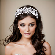 Ayollar uchun to'y bosh bandi Rhinestone Tiara to'y soch aksessuari Elegant French Style