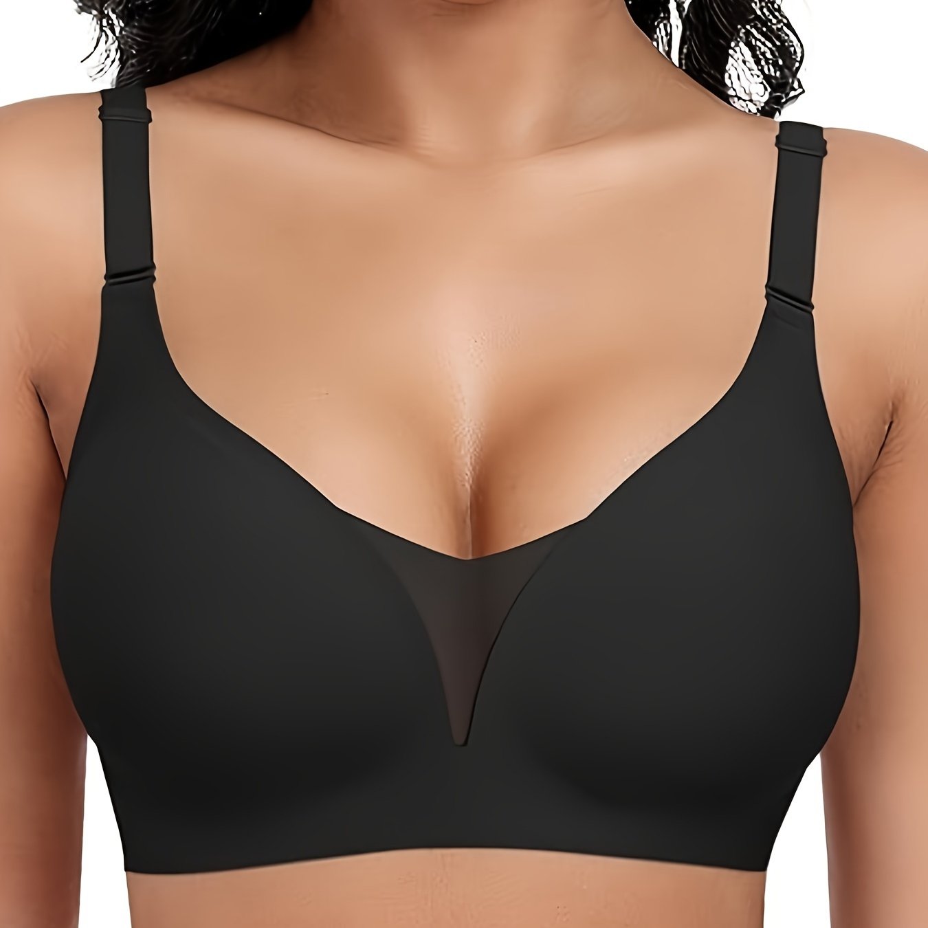 Women's Seamless Sports Bra with Lace and Mesh Support