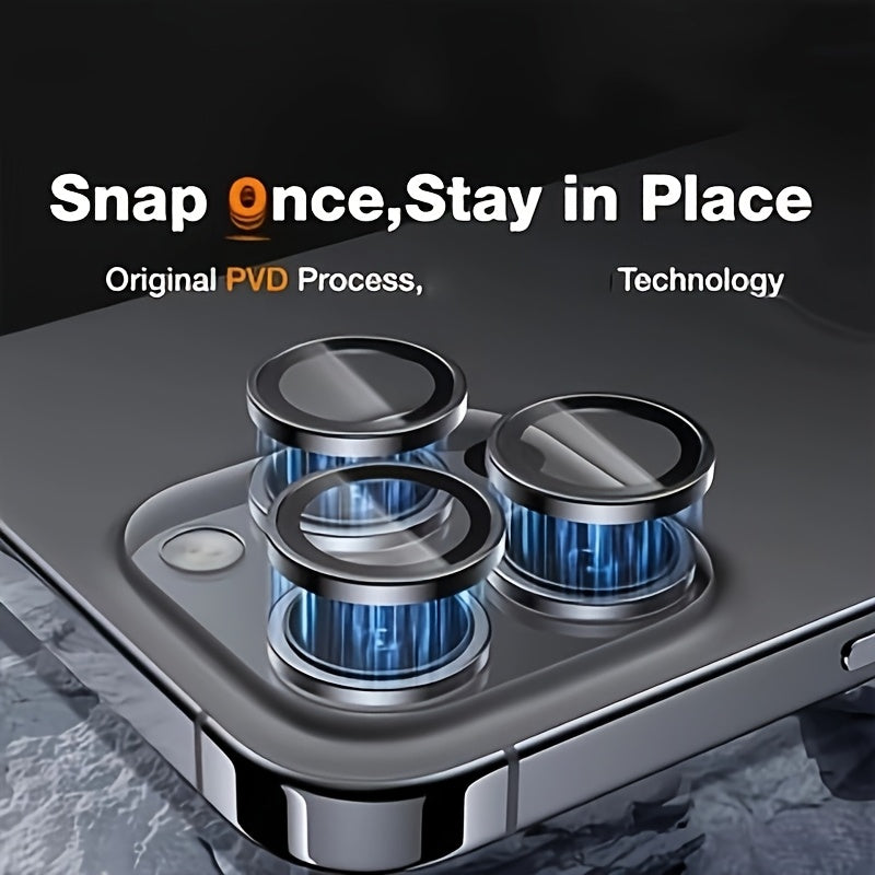Camera Lens Protector for iPhone Pro Max Mini Tempered Glass Aluminum Alloy Full Coverage